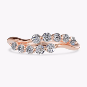 Celestial Wave Diamond Ring